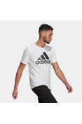CAMISETA ADIDAS LOGO BL SJ T MASCULINO - Branco/preto CAMISETA ADIDAS LOGO BL SJ T MASCULINO - Branco/preto