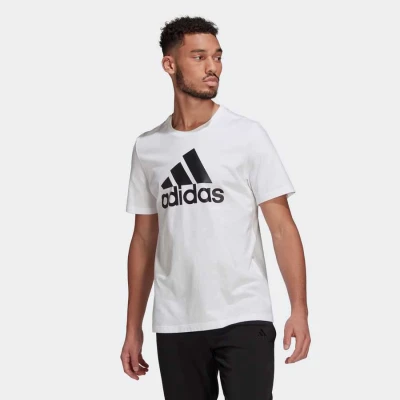CAMISETA ADIDAS LOGO BL SJ T MASCULINO - Branco/preto CAMISETA ADIDAS LOGO BL SJ T MASCULINO - Branco/preto