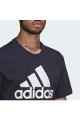 CAMISETA ADIDAS LOGO BL SJ T MASCULINO - Marinho/branco CAMISETA ADIDAS LOGO BL SJ T MASCULINO - Marinho/branco