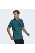 CAMISETA ADIDAS LOGO BL SJ T MASCULINO - Verde/preto CAMISETA ADIDAS LOGO BL SJ T MASCULINO - Verde/preto