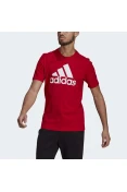 CAMISETA ADIDAS LOGO BL SJ T MASCULINO - Vermelho/branco CAMISETA ADIDAS LOGO BL SJ T MASCULINO - Vermelho/branco