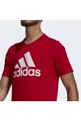 CAMISETA ADIDAS LOGO BL SJ T MASCULINO - Vermelho/branco CAMISETA ADIDAS LOGO BL SJ T MASCULINO - Vermelho/branco