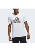 CAMISETA ADIDAS LOGO CAMUFLADO MASCULINA - Branco CAMISETA ADIDAS LOGO CAMUFLADO MASCULINA - Branco