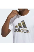 CAMISETA ADIDAS LOGO CAMUFLADO MASCULINA - Branco CAMISETA ADIDAS LOGO CAMUFLADO MASCULINA - Branco