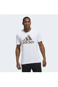 CAMISETA ADIDAS LOGO CAMUFLADO MASCULINA - Branco CAMISETA ADIDAS LOGO CAMUFLADO MASCULINA - Branco