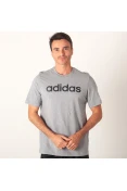 CAMISETA ADIDAS LOGO ESSENTIALS LINEAR MASCULINA - Cinza/preto CAMISETA ADIDAS LOGO ESSENTIALS LINEAR MASCULINA - Cinza/preto