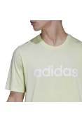 CAMISETA ADIDAS LOGO ESSENTIALS LINEAR MASCULINA - Verde/branco CAMISETA ADIDAS LOGO ESSENTIALS LINEAR MASCULINA - Verde/branco