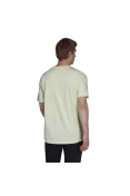 CAMISETA ADIDAS LOGO ESSENTIALS LINEAR MASCULINA - Verde/branco CAMISETA ADIDAS LOGO ESSENTIALS LINEAR MASCULINA - Verde/branco
