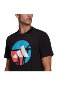 CAMISETA ADIDAS LOGO FUTURE ICON MASCULINA - Preto CAMISETA ADIDAS LOGO FUTURE ICON MASCULINA - Preto