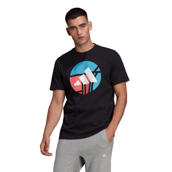 CAMISETA ADIDAS LOGO FUTURE ICON MASCULINA - Preto CAMISETA ADIDAS LOGO FUTURE ICON MASCULINA - Preto