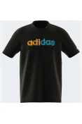 CAMISETA ADIDAS LOGO LINEAR COLOR MASCULINA - Preto CAMISETA ADIDAS LOGO LINEAR COLOR MASCULINA - Preto