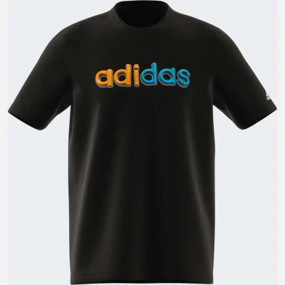 CAMISETA ADIDAS LOGO LINEAR COLOR MASCULINA - Preto CAMISETA ADIDAS LOGO LINEAR COLOR MASCULINA - Preto