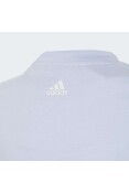 CAMISETA ADIDAS LOGO LINEAR INFANTIL - Azul celeste/branco