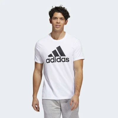 CAMISETA ADIDAS LOGO MASCULINA - Branco CAMISETA ADIDAS LOGO MASCULINA - Branco