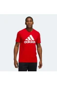 CAMISETA ADIDAS LOGO MASCULINA - Vermelho CAMISETA ADIDAS LOGO MASCULINA - Vermelho