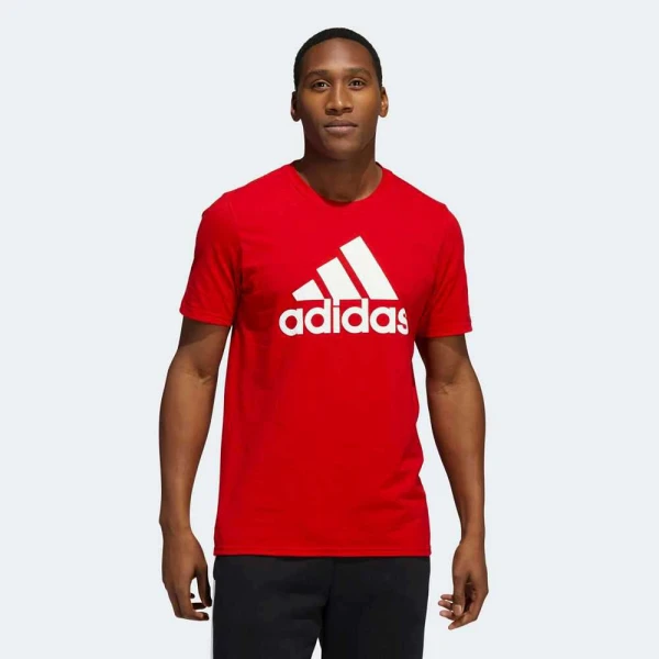 CAMISETA ADIDAS LOGO MASCULINA - Vermelho CAMISETA ADIDAS LOGO MASCULINA - Vermelho