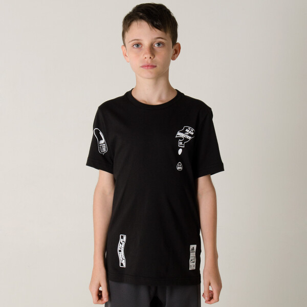 CAMISETA ADIDAS MARVEL HULK INFANTIL - Preto