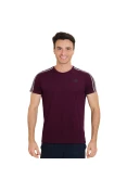 CAMISETA ADIDAS MC ESS 3S TEE MASCULINA - Bordo/cinza CAMISETA ADIDAS MC ESS 3S TEE MASCULINA - Bordo/cinza