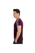 CAMISETA ADIDAS MC ESS 3S TEE MASCULINA - Bordo/cinza CAMISETA ADIDAS MC ESS 3S TEE MASCULINA - Bordo/cinza
