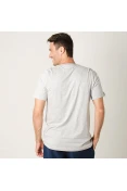 CAMISETA ADIDAS MC ESS BASE TEE MASCULINA - Cinza CAMISETA ADIDAS MC ESS BASE TEE MASCULINA - Cinza