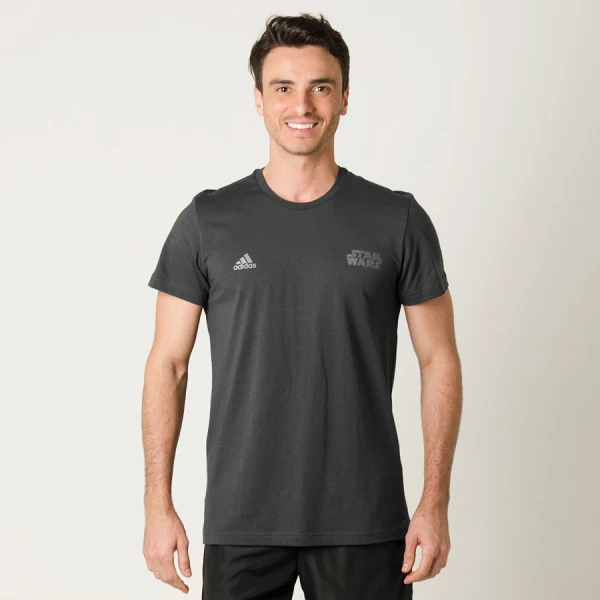 CAMISETA ADIDAS MC STAR WARS MASCULINA - Chumbo CAMISETA ADIDAS MC STAR WARS MASCULINA - Chumbo
