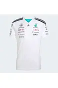 CAMISETA ADIDAS MERCEDES AMG F1 TEAM DRIVER MASCULINA - Branco