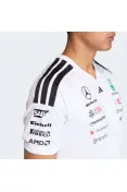 CAMISETA ADIDAS MERCEDES AMG F1 TEAM DRIVER MASCULINA - Branco