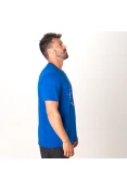 CAMISETA ADIDAS MH EMBLEM MASCULINA - Azul CAMISETA ADIDAS MH EMBLEM MASCULINA - Azul