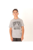 CAMISETA ADIDAS MUST HAVES BOX INFANTIL - Cinza