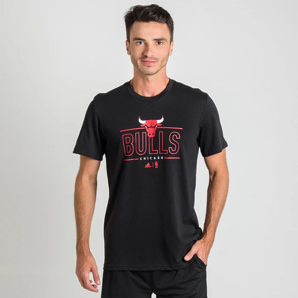 CAMISETA ADIDAS NBA 2 CHICAGO BULLS MASCULINA - Preto CAMISETA ADIDAS NBA 2 CHICAGO BULLS MASCULINA - Preto