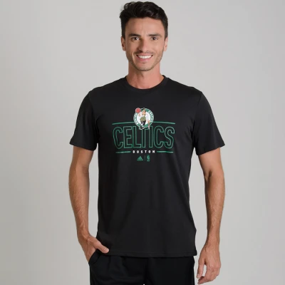 CAMISETA ADIDAS NBA CELTICS MASCULINA - Preto CAMISETA ADIDAS NBA CELTICS MASCULINA - Preto