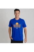 CAMISETA ADIDAS NBA WARRIORS MASCULINA - Azul CAMISETA ADIDAS NBA WARRIORS MASCULINA - Azul