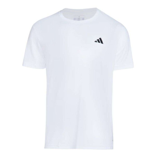 CAMISETA ADIDAS OWN THE RUN 3 LISTRAS MASCULINA - Branco