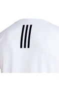 CAMISETA ADIDAS OWN THE RUN 3 LISTRAS MASCULINA - Branco CAMISETA ADIDAS OWN THE RUN 3 LISTRAS MASCULINA - Branco
