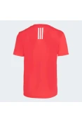CAMISETA ADIDAS OWN THE RUN 3 LISTRAS MASCULINA - Vermelho