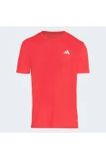 CAMISETA ADIDAS OWN THE RUN 3 LISTRAS MASCULINA - Vermelho
