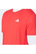 CAMISETA ADIDAS OWN THE RUN 3 LISTRAS MASCULINA - Vermelho