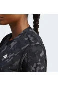 CAMISETA ADIDAS OWN THE RUN AOP FEMININA - Cinza/preto CAMISETA ADIDAS OWN THE RUN AOP FEMININA - Cinza/preto