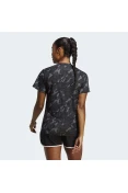 CAMISETA ADIDAS OWN THE RUN AOP FEMININA - Cinza/preto CAMISETA ADIDAS OWN THE RUN AOP FEMININA - Cinza/preto