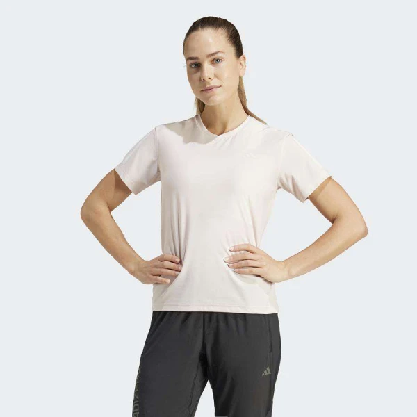CAMISETA ADIDAS OWN THE RUN BASE FEMININA - Bege