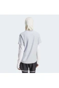 CAMISETA ADIDAS OWN THE RUN BASE FEMININA - Cinza CAMISETA ADIDAS OWN THE RUN BASE FEMININA - Cinza