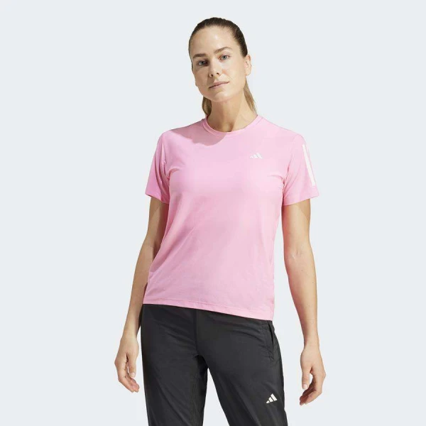 CAMISETA ADIDAS OWN THE RUN BASE FEMININA - Rosa