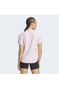 CAMISETA ADIDAS OWN THE RUN BASE FEMININA - Rosa/branco