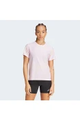 CAMISETA ADIDAS OWN THE RUN BASE FEMININA - Rosa/branco