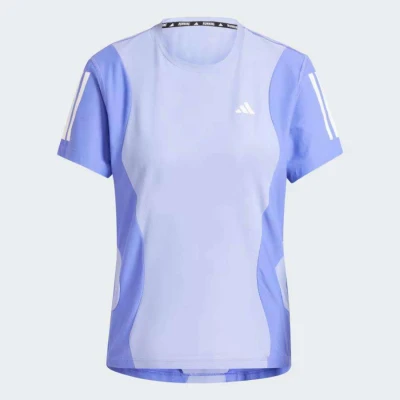 CAMISETA ADIDAS OWN THE RUN BASE FEMinina - Azul