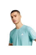 CAMISETA ADIDAS OWN THE RUN BASE MASCULINA - Azul/branco
