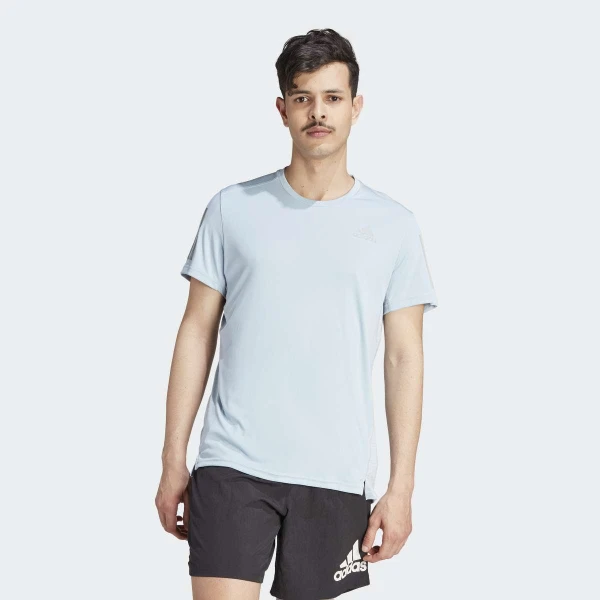 CAMISETA ADIDAS OWN THE RUN COOLER MASCULINA - Azul celeste