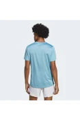 CAMISETA ADIDAS OWN THE RUN COOLER MASCULINA - Azul celeste/prata