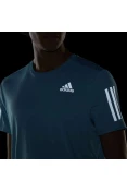 CAMISETA ADIDAS OWN THE RUN COOLER MASCULINA - Azul celeste/prata