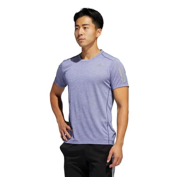 CAMISETA ADIDAS OWN THE RUN COOLER MASCULINA - Azul/cinza